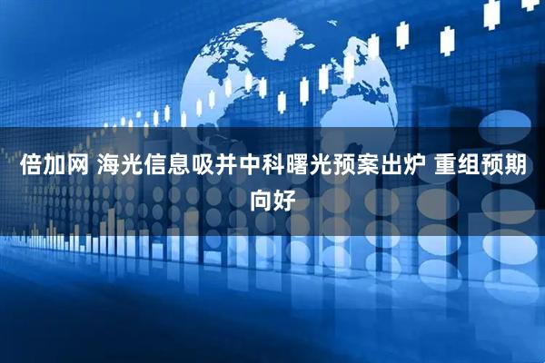 倍加网 海光信息吸并中科曙光预案出炉 重组预期向好